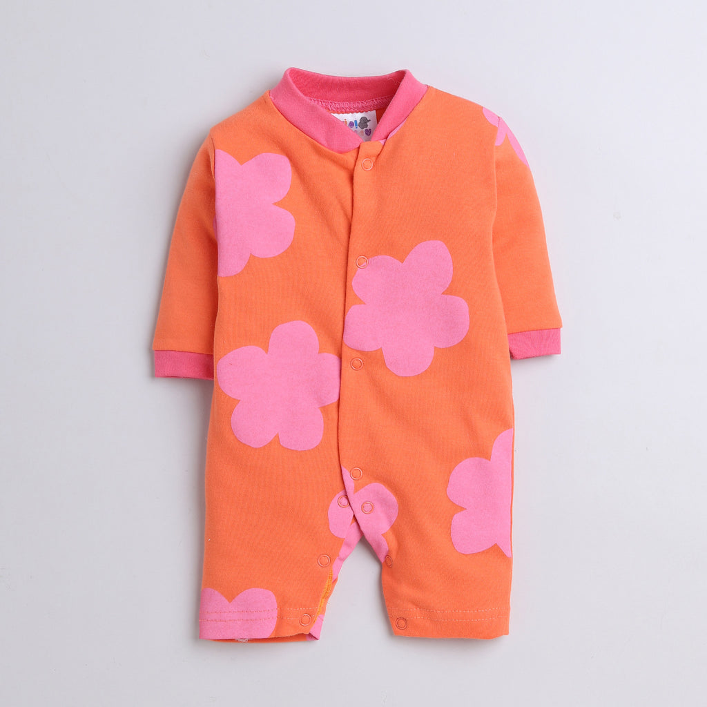 Sleeves 3/4th Sleepsuit, Pure Cotton Sleepsuit for Baby,