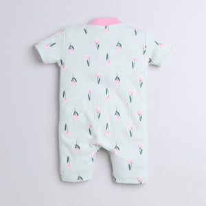 Half Sleeves 3/4th Sleepsuit, Pure Cotton Sleepsuit for Baby,