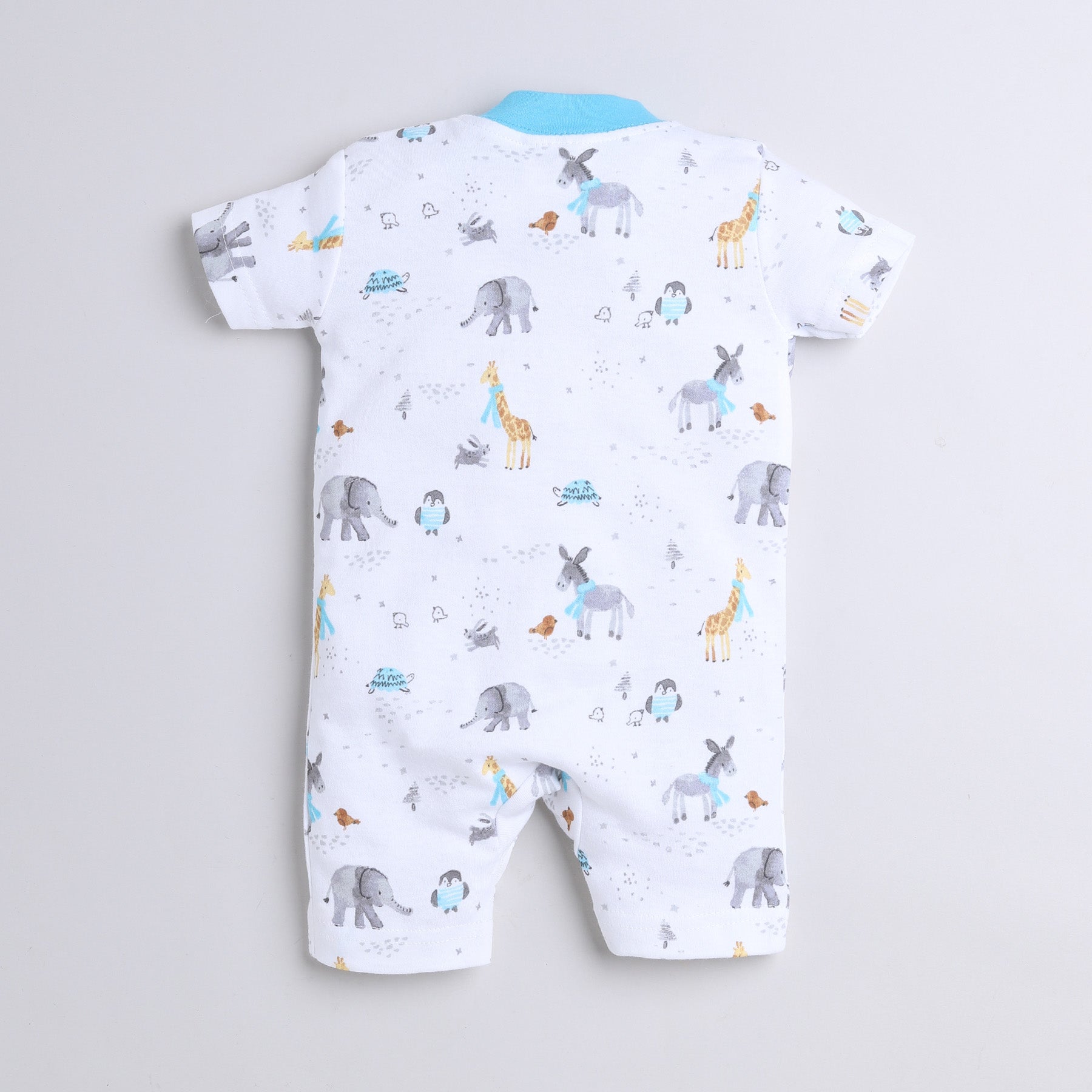 Half Sleeves 3/4th Sleepsuit, Pure Cotton Sleepsuit for Baby,