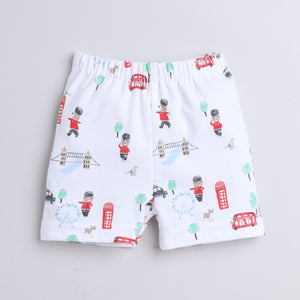 Multi Print Shorts Pack of 4, Pure Cotton,