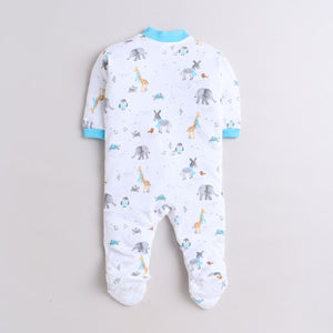 Multi Print Sleepsuit Pack of 3,