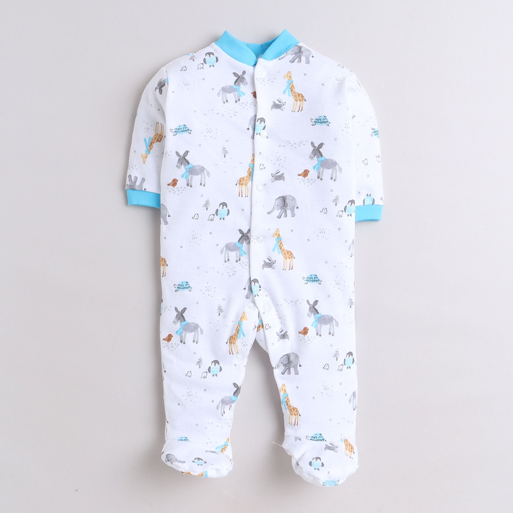 Multi Print Sleepsuit Pack of 3,