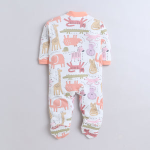 Multi Print Sleepsuit Pack of 3,