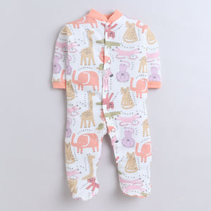 Multi Print Sleepsuit Pack of 3,